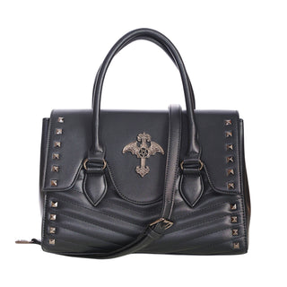 Cross Studded Handbag