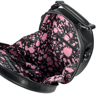 Inside View of Father Death bag (pink variant) with pink blood inside lining