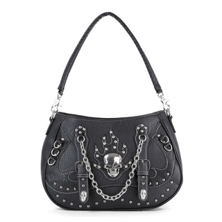 Skull & Chain Concealed Carry Hobo Bag