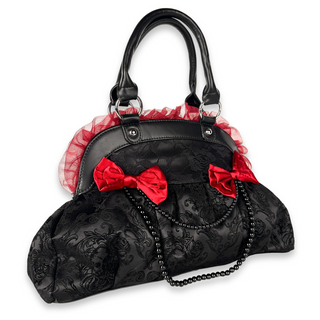 Gothic Coquette Bows Handbag