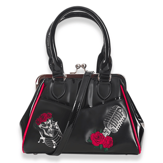 Rockabilly / Pin up Skull Kisslock Bag