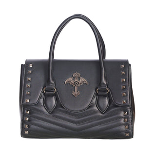 Cross Studded Handbag