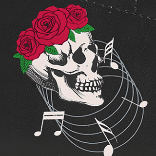 Rockabilly / Pin up Skull Wallet
