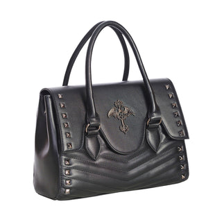 Cross Studded Handbag