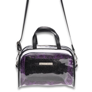 Portable Travel Bag, Toiletry Bag, Makeup Bags, Pouch, Clear Crossbody Combo By Wicked Misfit