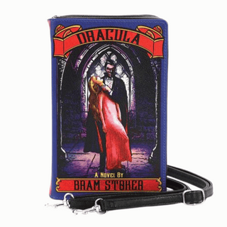 Dracula Classic Horror Crossbody Book Bag
