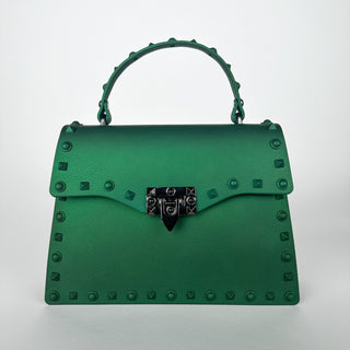 Studded Convertible Handbag