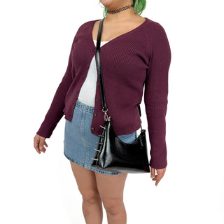 Spiked 3 in 1 Convertible Shoulder Bag by Wicked Misfit