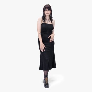 Nocturna Midi Dress by Wicked Misfit in Small