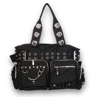 Black Convertible Belt Shoulder Bag with no patch