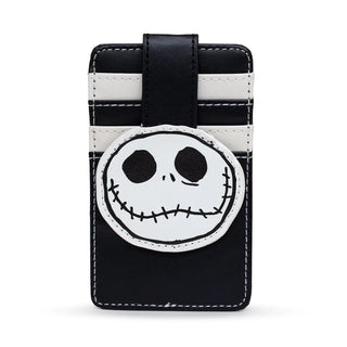 The Nightmare Before Christmas Jack Smiling Expression in Black/White Card Wallet