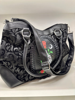 Floral Rose Convertible Tote Bag