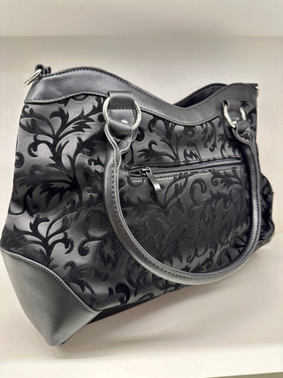 Floral Rose Convertible Tote Bag