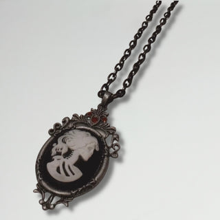 Gothic Skull Silhouette Necklace from Wicked Misfit