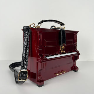 Burgundy Gothic Piano Bag
