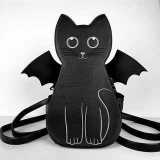Midnight Bat Kitty Convertible Backpack