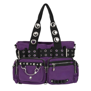 Convertible Belt Shoulder Bags with Grommets