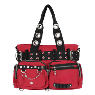 Convertible Belt Shoulder Bags with Grommets