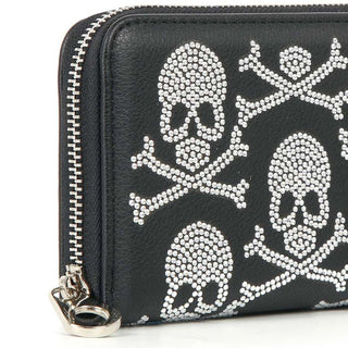 Skull & Crossbone Rhinestone Wallet