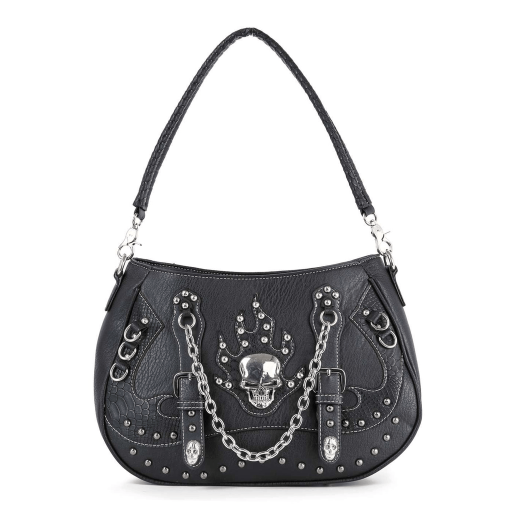 Skull & Chain Concealed Carry Hobo Bag – Wicked Misfit