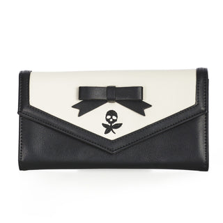 Skull Rose Nevermore Wallet
