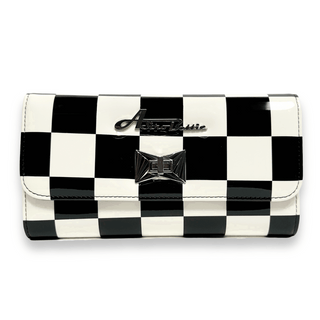 Cosmo Checkers Tri Fold Wallet