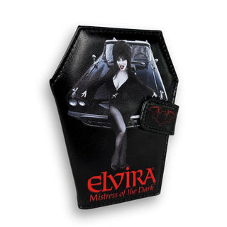 Elvira Coffin Wallet Macabre Mobile