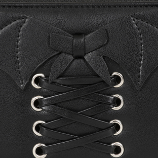 Black Lace Batwing Wallet