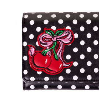 Cherry Polka Dot Wallet
