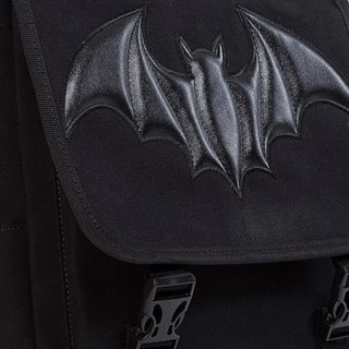 Black Canvas Bat Backpack