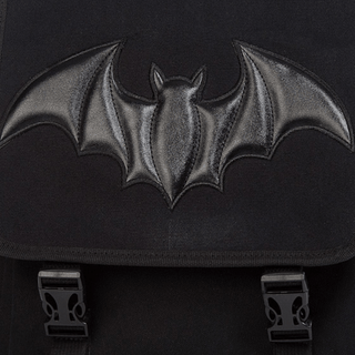 Black Canvas Bat Backpack