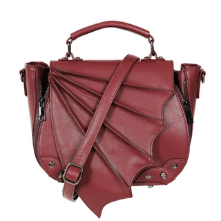 Gothic Bat Wing Convertible Handbag with Crossbody Bag Strap