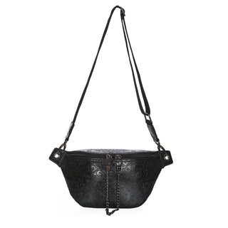 Gothic Thorn Embossed Sling Bag