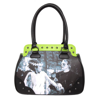 Green Bride Of Frankenstein Shoulder Bag