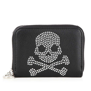 Mini Skull & Crossbone Rhinestone Wallet