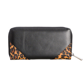 Leopard Zip Wallet