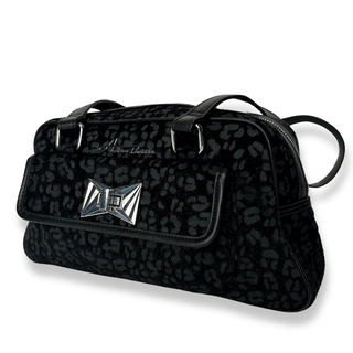 Black Leopard Handbag & Shoulder Bag