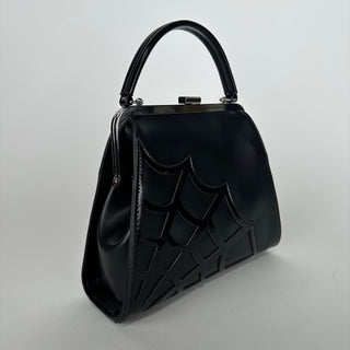 Spiderweb Appliqué Handbag