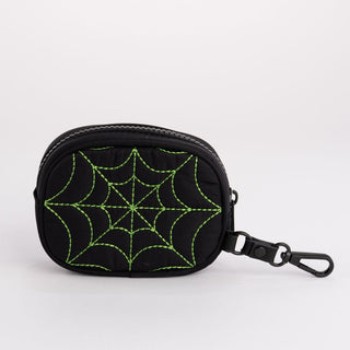 Recycled Nylon Spiderweb Charm Wallets