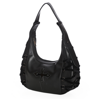 Gothic Cross Corset Shoulder Bag