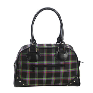 Green Tartan Bowler Bag