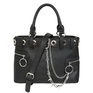 Grommet Chain Convertible Tote Bag