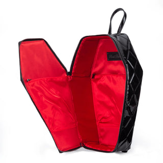 Bat Quilted Coffin Backpacks
