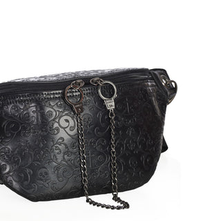 Gothic Thorn Embossed Sling Bag