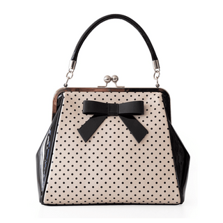 Polka Dot Pattern Pin Up Girl Handbag