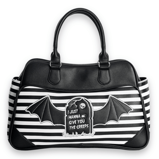 Just want to give you the creeps striped handbag & crossbody bag