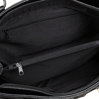 Black Widow Spiderweb Tote