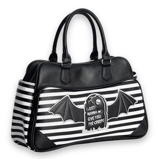 Just want to give you the creeps striped handbag & crossbody bag