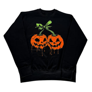 Halloween Cherry Pumpkin Crewneck Sweatshirt