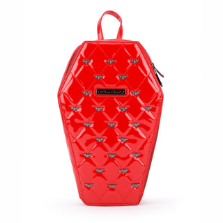 Bat Quilted Coffin Backpacks